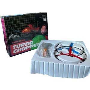 Vintage Radio Shack Turbo Choppers 2 Helicopters Remote New In Box
